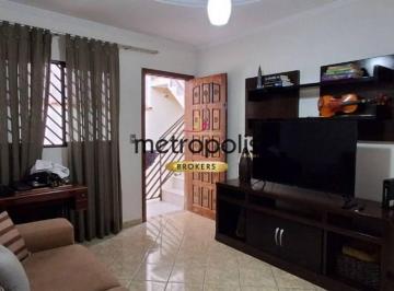 Sala  · Casa com 3 dormitórios à venda, 68 m² por R$ 550.000,01 - Santa Maria - Santo André/SP