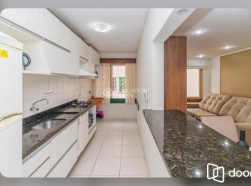 Apartamento · 67m² · 2 Quartos · Apto de 2 dorm., sala, cozinha americana, banheiro social, fica 3 ar condicionad