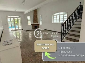 740d0a94111598fddec4b1e832e59f88c503822d · Casa com 4 dormitórios para alugar, 280 m² por R$ 13.750,00/mês - Residencial Onze (Alphaville) - Sa