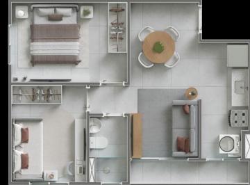 Apartamento · 43m² · 2 Quartos · O Primeiro Apartamento com Rooftop Dentro do Minha Casa, Minha Vida