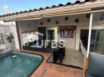 Apartamento · 188m² · 4 Quartos · 2 Vagas · Residencial Paul Ricard - Cobertura 4 quartos, sendo 2 suítes