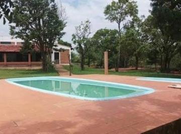 Rural · 385m² · 5 Quartos · 1 Vaga · Chácara com 5 dormitórios à venda, 56000 m² por R$ 1.400.000,00 - Miraporanga - Uberlândia/MG