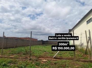 Terreno · 300m² · Terreno à venda, 300 m² por R$ 190.000,00 - Jardim Ipanema II - Uberlândia/MG