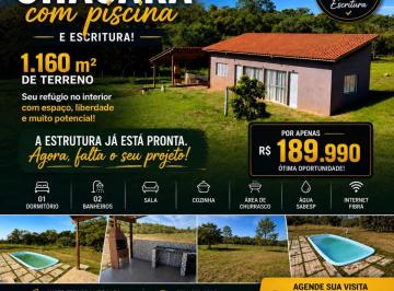 202608261540164095.png · Chácara para Venda em Porangaba, 1.160M², Piscina, Escritura, Área de Churrasco e 1 Dormitório