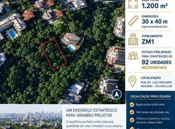 Foto 01 · TERRENO PARA INCORPORAÇÃO 1200M²  MORUMBI  SÃO PAULO 5 MINUTOS DO SHOPPING