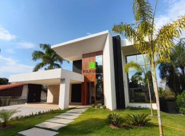 Casa · 490m² · 4 Quartos · 4 Vagas · Casa de Luxo com 490 m², 4 Suítes e Piscina com Borda Infinita - Condados da Lagoa