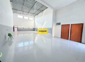 Comercial · 257m² · 3 Vagas · Galpão para Alugar 257m² no Assunção em São Bernardo do Campo – Novo, Pé Direito 8m