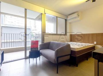 Apartamento · 27m² · 1 Quarto · Studio de 27m² na Rua Melo Alves, Jardins, projeto Arthur Casas