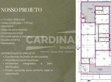 Casa · 171m² · 3 Quartos · 2 Vagas · Casa de Condomínio para venda em Residencial Parati de 171.00m² com 3 Quartos, 3 Suites e 2 Garagens