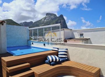 Apartamento · 197m² · 3 Quartos · 1 Vaga · Cobertura com Vista para a Pedra da Gávea a 5 Minutos da Praia no Jardim Oceânico - Barra da Tijuca