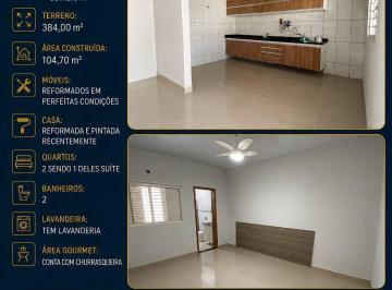 Casa · 384m² · 2 Quartos · 1 Vaga · Casa 2 quartos Barrio Jardim Califórnia