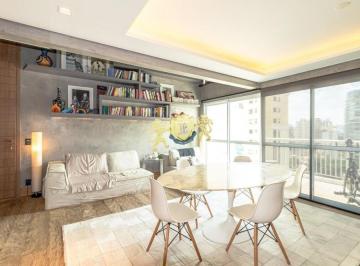 Apartamento · 103m² · 1 Quarto · 2 Vagas · Flat mobiliado para alugar em Moema| 103m² | 1 Dormitório | 2 Vagas de Garagem