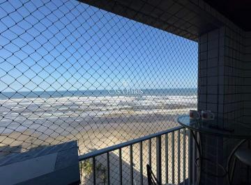 Apartamento · 59m² · 1 Quarto · 1 Vaga · Apartamento mobiliado à venda no Jardim Real, Praia Grande – 1 quarto, vista frente mar!