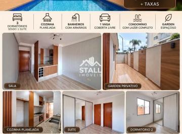 Apartamento · 63m² · 3 Quartos · 1 Vaga · Apartamento Garden semi mobiliado no bairro Capão Rado