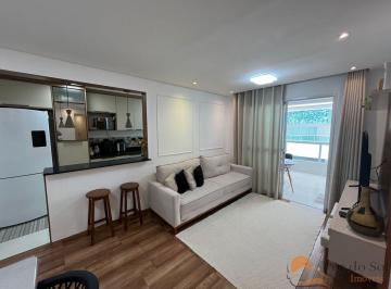 Apartamento · 88m² · 3 Quartos · 2 Vagas · Apartamento Mobiliado com 3 Dormitórios, Suíte, 88m² e 2 Vagas - Ocian, Praia Grande/SP