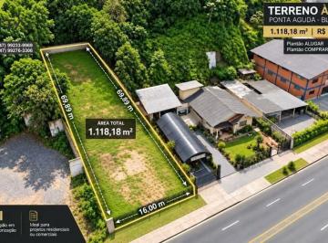 21164521025a3cfa9380e6583f1eb4dee48514ef · Terreno à venda, 1135 m² por R$ 1.200.000,00 - Ponta Aguda - Blumenau/SC