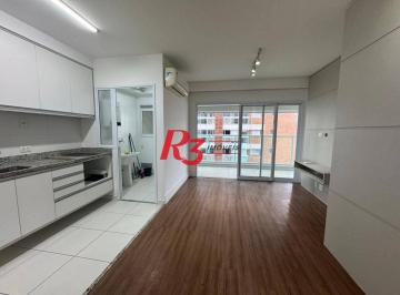 302f0d987987b4b654854f9b7902bff758f03f01 · Apartamento com 1 dormitório para alugar, 50 m² por R$ 4.625,00/mês - Ponta da Praia - Santos/SP