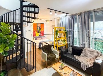 Apartamento · 74m² · 1 Quarto · 1 Vaga · Flat para venda em Vila Madalena de 74.00m² com 1 Quarto, 1 Suite e 1 Garagem