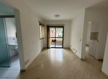 Apartamento · 43m² · 1 Quarto · 1 Vaga · Apartamento para locação no Brooklin Paulista, São Paulo-SP: 1 quarto, 1 sala, 1