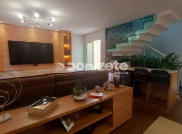 Casa · 206m² · 3 Quartos · 5 Vagas · Sobrado residencial de alto padrão no Bairro Vila Alzira,206 área útil ,com 3 suítes, 5 vagas e chur