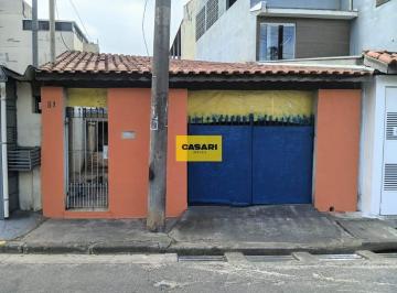 Comercial · 92m² · 1 Quarto · 2 Vagas · Terreno com Casa para Reforma ou Demolição à Venda na Vila Alzira – Santo André