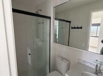 Banheiro · Apartamento para alugar com 48m², 2 quartos e 1 vaga