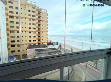 Apartamento de 1 quarto, Mongaguá · Apartamento com sacada vista e churrasqueira á carvão