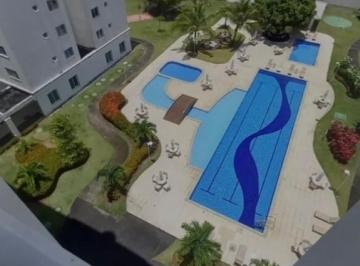 Foto 01 · Apartamento com 3 quartos e 1 suíte para venda em Lauro de freitas com infraestrutura completa 1 vag