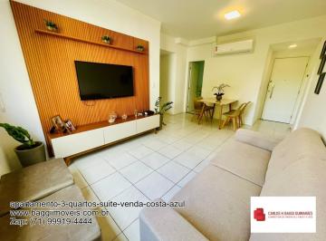 Apartamento · 72m² · 3 Quartos · 1 Vaga · Apartamento para venda em Costa Azul de 72.00m² com 3 Quartos, 1 Suite e 1 Garagem