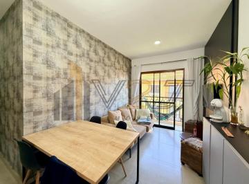 Sala · Apartamento mobiliado para locação no Condomínio Vivere Verde na cidade de Vinhedo - SP.