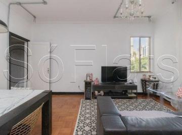 Apartamento · 140m² · 3 Quartos · Apartamento com 3 dormitórios no Jardim Paulista totalmente mobiliado.