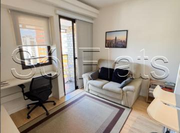 Apartamento · 37m² · 1 Quarto · 1 Vaga · Q.I, flat disponível para locação contendo 37m², 01 dormitório e 01 vaga de garagem.