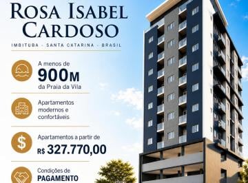 Apartamento de 1 quarto, Garopaba · CHEGOU O QUE VOCÊ ESPERAVA EM IMBITUBA/SC, O RESIDENCIAL ROSA ISABEL CARDOSO!
