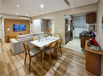 Foto 01 · Apartamento para locação em São Paulo - Cidade Monções: 1 quarto, 2 salas, 1 banheiro, 1 vaga, 70m²