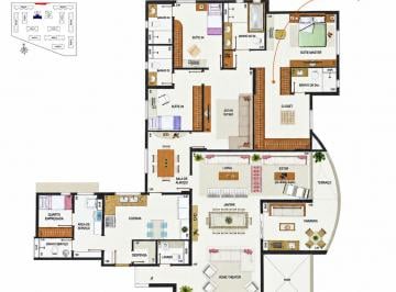 Apartamento de 3 quartos, Brasília · LIVING PARK SUL | 211,10 m² | 3 Suítes | 4 Vagas