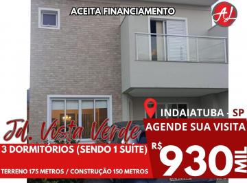 Casa de 3 quartos, Indaiatuba · Sobrado A Venda No Condomínio Jardim Vista Verde, Indaiatuba/SP!