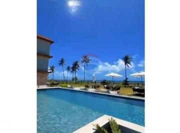 Apartamento · 74m² · 3 Quartos · 1 Vaga · Apartamento Porteira Fechada, Mobiliado e Decorado à Beira Mar, Pé na Areia, no Alphaville Guarajuba