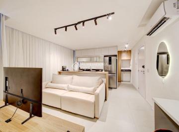 Apartamento · 40m² · 1 Quarto · 1 Vaga · Studio Mobiliado com móveis planejados em MDF, vaga privativa e infraestrutura de clube no Saguaçu, 