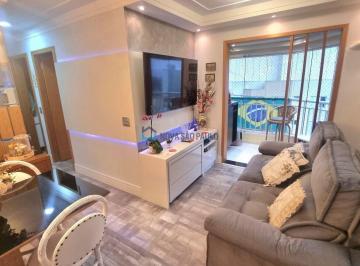 Apartamento · 58m² · 2 Quartos · 1 Vaga · Apartamento Ar-Condicionado, seminovo, planejado, andar bem alto, varanda, lazer
