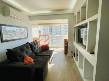 SALA II AMBIENTES NIVELADA COM A VARANDA · ALUGO IN JARDIM SUL STREET, APTO 49 M², MOBILIADO, 1 SUÍTE, AR COND. 1 VAGA