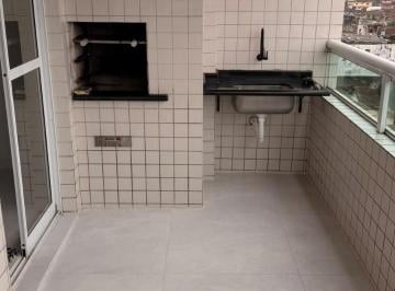 Foto 01 · Apartamento para locação na Ocian, Praia Grande-SP: 2 quartos, 1 suíte, 1 sala, 2 banheiros, 1 vaga 