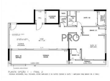 Apartamento · 129m² · 3 Quartos · 2 Vagas · 129 m² no Metropolitan Vila Nova | Prédio novo com lazer completo
