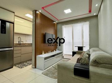 Apartamento · 47m² · 2 Quartos · 1 Vaga · 2 Dormitórios com Vaga e Varanda - Pq São Lourenço