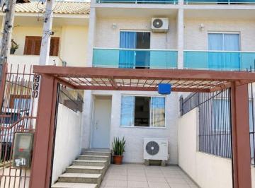 fachado-sobrado-garagem · CASA BAIRRO GUARUJA 2 DORMITORIOS