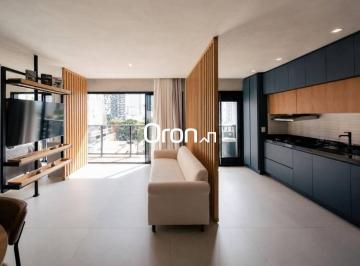 cad5c7cec1eab89c5832f8971cb2604b1d92d422 · Flat mobiliado com 1 dormitório à venda, 47 m² por R$ 665.000 - Setor Marista - Goiânia/GO
