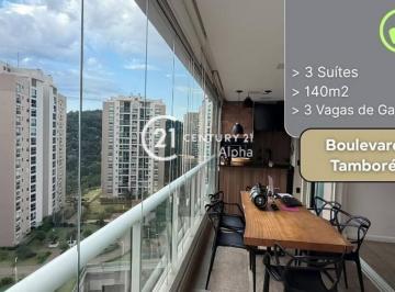 0852a22132e04eb9af219a654eaae47658c23193 · Apartamento com 3 dormitórios à venda, 140 m² por R$ 2.049.000,00 - Centro Empresarial Tamboré - San