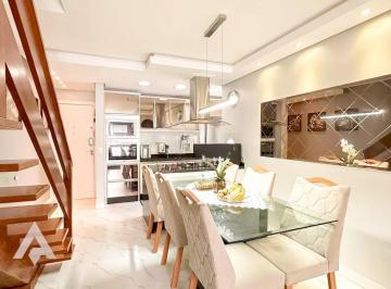 Apartamento · 143m² · 3 Quartos · 2 Vagas · Cobertura duplex com 3 dormitórios e 2 suítes à venda por R$ 1.380.000,00 - Bairro Victor Konder - B