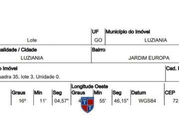 Foto 1 · R$ 51.775,97 - Terreno - GO - LUZIANIA - JARDIM EUROPA