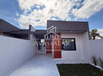 Casa · 62m² · 3 Quartos · 2 Vagas · Casa 3 dormitórios e espaço de fundos à venda - Jardim Veneza | Fazenda Rio Grande PR