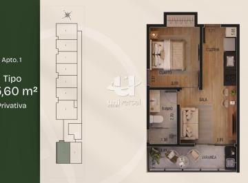Apartamento · 31m² · 1 Quarto · Don Leon. Um novo conceito de praticidade e modernidade no Morro da Glória.